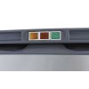W.Alaska Upright No-Frost Deep Freezer, 290 Liters, Silver - UP200NF