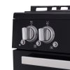 Beko Gas Cooker, 5 Burners, Black - GGR 15115 DX NBE
