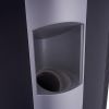 Bergen Hot & Cold Water Dispenser With Built in Cup Holder, Silver - WD2202