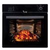 i-Cook Built-In Digital Gas Oven With Grill, 70 Litres, Black - BO6060G-119-DSF
