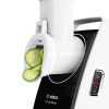 Bosch Compact Power Meat Grinder, 1800 Watt, White/Black - MFW3850B