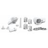 Bosch Compact Power Meat Grinder, 1800 Watt, White/Black - MFW3850B