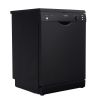 Bosch Series 2 Freestanding Dishwasher, 12 Persons, Black - SMS25AB00V 