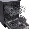 Bosch Series 2 Freestanding Dishwasher, 12 Persons, Black - SMS25AB00V 