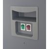 Fresh Water Dispenser with Built-In Refrigerator and Cup Holder, Silver - FW-16BRSH 