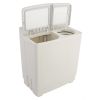 Fresh Diamond Top Load Half Automatic Washing Machine, With Dryer, 8 KG, White- FWT800ND