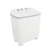 Fresh Fantasia Top Load Half Automatic Washing Machine, 6 KG, White - TWM600
