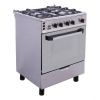 Fresh Freestanding Plaza Gas Cooker, 4 Burners, Stainless Steel - 3440