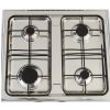 Kiriazi Gas Cooker 4 Burners, Silver - 6400 SS