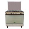 Kiriazi Gas Cooker, 5 Burners, Stainless Steel- G8900S