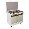 Kiriazi Gas Cooker, 5 Burners, Stainless Steel- G8900S