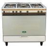 Kiriazi Gas Cooker, 5 Burners, Stainless Steel- G8900S