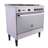 La Germania Gas Cooker, 5 Burners, Stainless Steel- 9C10GRB1X4AWW