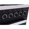 La Germania Moderna Gas Cooker 5 Burners, Stainless and Black - 9N10GUB1X4AWW