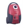 Panasonic Deluxe Series Bagged Vacuum Cleaner, 1900 Watt, Red - MC-CG711