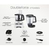 Moulinex Double Force Food Processor, 1000 Watt, Multi Color - FP823125