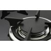 بوتجاز غاز وكهرباء بريميوم، 5 شعلات، ستانلس ستيل/اسود - PRM6090GS-AC-383-IDSH-S-F-2W