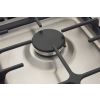 بوتجاز غاز بريميوم دوبل شيف، 5 شعلات، ستانلس ستيل/اسود - PRM6090SB-1GC-511-IDSP-DH
