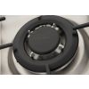 بوتجاز غاز بريميوم دوبل شيف، 5 شعلات، ستانلس ستيل/اسود - PRM6090SB-1GC-511-IDSP-DH