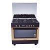 بوتجاز غاز بريميوم، 5 شعلات، اسود - PRM6090EB-GC-511-IDSF-P-EU-C