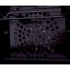 Premium Gas Cooker, 5 Burners, Stainless Steel Black- PRM6090SS-2GC-511-IDSP-2W