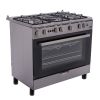 Fresh Free-standing Gas Stove, 5 Burners, Air Fryer Function, Stainless Steel - FRCOFS15383
