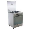 Royal Gas Gas Cooker, 4 Burners, Silver - CR60CSSV