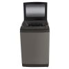 Sharp Top Loading Automatic Washing Machine, 11 Kg, Dark Silver - ES-TN11GDSP with No-Frost Refrigerator, 385 Liters, Black - SJ-48C(BK)