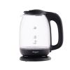 Sonai Classic Glass Kettle, 1.7 Liters, Black - MAR-3752