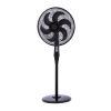 Tefal Silence Force Stand Fan With Remote Control, 16 Inch, Black - VG4130EE