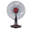 Tornado Desk Fan Without Remote Control, 16 Inch, Black and Red - TDF16D