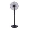 Tornado Stand Fan without Remote Control, 16 Inch, Black - TSF-16W