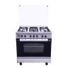 Unionaire Free Standing Gas Cooker, 5 Burners, Stainless Steel- C6080SS-AC442-IF