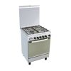 Unionaire Gas Cooker, 4 Burners, Stainless Steel - CF6060SV-447-So