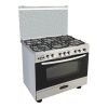 بوتجاز غاز يونيون اير، 5 شعلات، ستانلس ستيل- C6090SSP2C255F-FC
