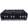 بوتجاز غاز يونيون اير، 5 شعلة، اسود - C68EB-AC-447-ECOP-2W