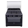 Unionaire I Cook Smart Gas Cooker, 5 Burners, Stainless Steel - C69SSGC511-ITFS-2W-AL