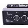 بوتجاز غاز يونيون اير اي كوك، 5 شعلات، فضي واسود- C6080SS-NC-511-IDSC-2W