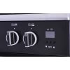 بوتجاز غاز يونيون اير اي كوك، 5 شعلات، فضي واسود- C6080SS-NC-511-IDSC-2W