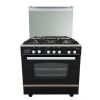Uniontech 5 Burners Gas Cooker, Stainless Steel, 80 cm - C6080NC511IDSCS