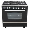Uniontech 5 Burners Gas Cooker, Stainless Steel, 80 cm - C6080NC511IDSCS