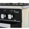 Uniontech 5 Burners Gas Cooker, Stainless Steel, 80 cm - C6080NC511IDSCS