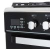 Uniontech 5 Burners Gas Cooker, Stainless Steel, 80 cm - C6080NC511IDSCS