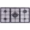 White Whale Pro Gas Cooker 5 Burners, Silver- WC9099FSS
