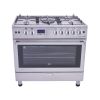 White Whale Pro Gas Cooker 5 Burners, Silver- WC9099FSS