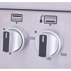 White Whale Pro Gas Cooker 5 Burners, Silver- WC9099FSS