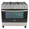 Zanussi Freestanding Gas Cooker, 5 Burners, Stainless Steel, 90 cm - ZCG91236XA