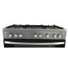Zanussi cool cast  Freestanding Gas Cooker, 5 Burners, Stainless Steel, 90 cm - ZCG91236XA