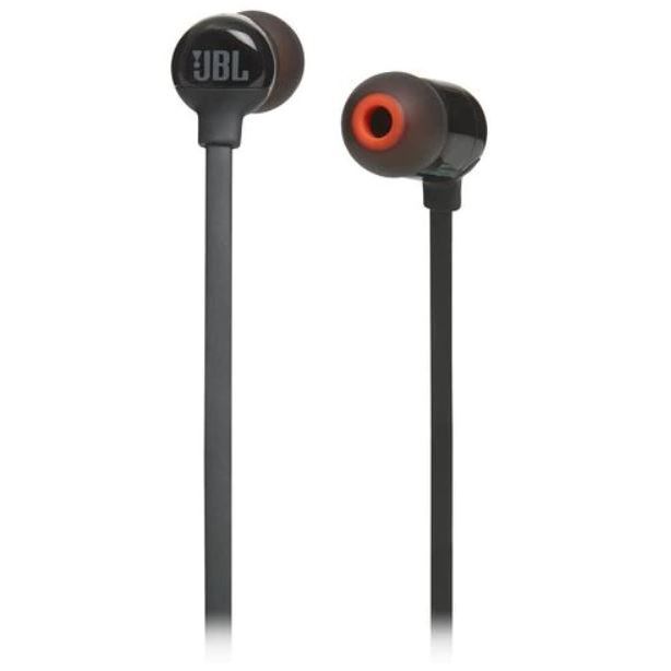 JBL Tune In Ear Wireless Earphones with Microphone Black T110BT