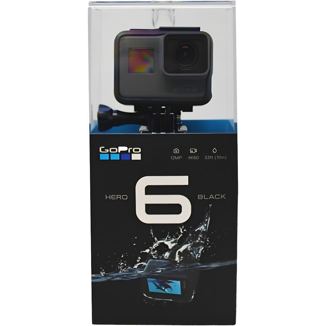 Go Pro Hero 6 Digital Action Camera with Attachments, 12MP Go Pro Hero 6 Digital Action Camera with Attachments, 12MP